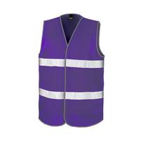 Result Adults Unisex Safeguard Enhance Visibility Vest L/XL violetinė