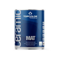 Vandeniniai vidaus dažai TOPCOLOR Ceramic Mat, 0,9 L, A bazė, matiniai, sienoms
