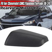 For Chevy GMC Equinox Terrain 2018~24 Left Side Textured Black Mirror Cap Cover gray