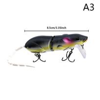 Pelės masalas Dirbtinis plastikinis pelės masalas Žūklės masalas Swimbait Rat Pike Bass Minnow plūduriuojantys masalai Žvejybos reikmenų priedai as the picture white