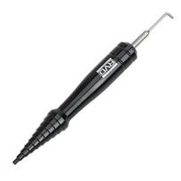 Portable Fishing Reel Bearing Inspection and Cleaning Tool with Wrench gray