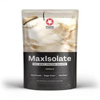 MAXI NUTRITION MaxIsolate Vanilinis – Premium Išrūgų Baltymų Izoliatas 1000g