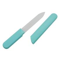 2023 Hot Sell Professional Double Side Etched Glass Nail File with case 125*15*7mm