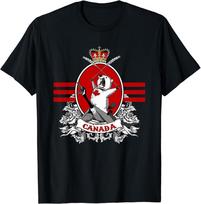 Funny Country Canada Screaming Beaver Mable Leaf Canadian T-Shirt Size S-5XL S gray