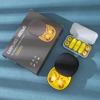 Soft Silicone Noise Reduction Ear Plugs Waterproof Protection 95 Percent Sound Blocking Anti Fall For Sleep Air Travel Work