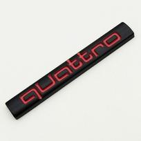 For Audi RS3 3D Metal Logo Quattro Sticker Car Emblem Badge For Audi A1 A2 A3 A4 A5 A6 A7 A8 8P B6 B7 B8 Q2 Q3 Q4 Q5 Q7 TT S3 S5 Accessories