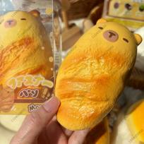 Capybara Bakery Slow Rising Squishy Capybara Toy Bread Pastry Cake Squeeze Stress Relief Hand Relaxing Gift Soft Rebound brown
