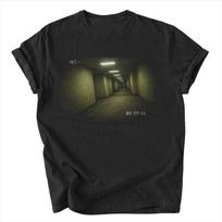Backrooms VHS Horror Shirt Analog Horror Tee, Liminal Space Aesthetic T-Shirt XXXL black