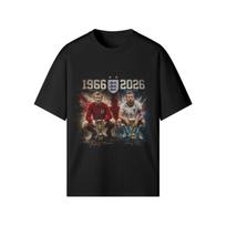 England Legends Shirt – Bobby Moore Harry Kane 1966 2026 World Cup Tee S black