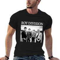 Roy Division T-Shirt Casual Street Short Sleeve Tee M black