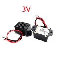 1pcs Alarm Buzzer 2315 DC 3V 6V 9V 12V 24V 90dB Mini Electronic Alarm Buzzer High Decibel Vibration Alarm Sound Line Length 10cm 2315 9V black