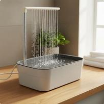 Parrot Bathtub Promotes Hygiene Recirculating Bird Shower Rain Simulation Automatic for gray
