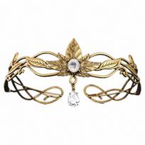 Elegant Goddess Tiaras Vintage Princess Diadems Fashion King Round Elves Crown  Formal Events balta