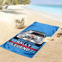 Lancia Martini Print Beach Towel, Large Soft Quick Dry Towel for Beach Camping Swimming 80cmx160cm(31x63inch)