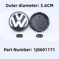 56/58/60/65/66/70/76MM 4pcs Car Emblem KLIUIYU Wheel Center Caps Hub Cover Accessories for VOLKSWAGEN GTI Jetta Tiguan Golf POLO Passat