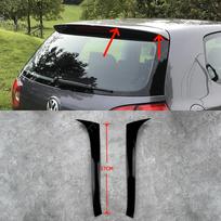 Rear Window Side Spoiler For Volkswagen Golf 5 V MK5 R32 GTI R 2005-2009 Rear Trunk Wings Splitter Sticker Body Kit Gloss Black Type B Gloss Black