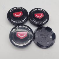 4pcs/set 53mm 48mm(ID) Car Wheel Center Hub Caps For Vossen Emblem Auto BESYT5 Wheel Rim Center Hub Cap Rims Cover Styling Accessories 4pcs for Vossen&53mm K53 Cap