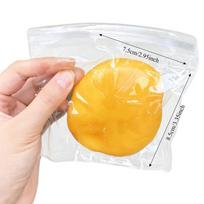 Crunchy Squishy Mango Stress Ball Fidget Toy Handmade Crispy Squeeze Ball Round Blocks Filled Asmr Anti Stress Toys For Adults beige
