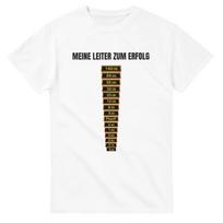 T-Shirt  My Ladder to Success  | Funny motif shirt for men & women | Humorous saying shirt, gift idea M black
