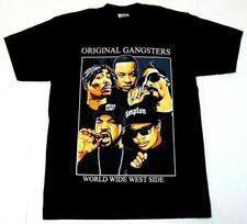 ORIGINAL GANGSTERS T-shirt West Side OG Urban Streetwear Tee Men's Black New Unisex T-Shirt XXL black