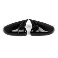 2pcs Cover Mirror Door Side Wing Mirror Cover Cap Replacement For Volkswagen Golf Mk6 Hatchback