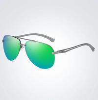 Men Polarized Sunglasses Classic New Driving Sun Glasses Metal Frame Mirror Lens Sunglasses Menwomen Matches the image,As Picture