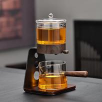 Lazy Gongfu Tea Set Fine Mesh Filter Automatic Brewer Easy to Clean