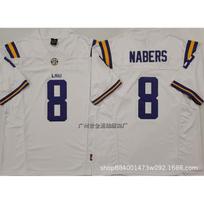LSU Tigers College Football Jersey Mens Embroidered Team Uniform Rugby Sports Fan Wear XXXL