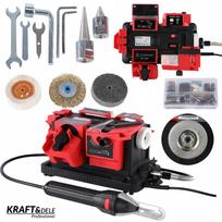 Daugiafunkcinis 8-in-1 220W gręžtuvas ir peilio kalto galąstuvas Kraft&Dele