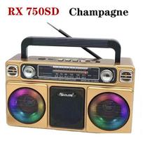 RX-65SD Naujas Nešiojamas Retro AM/FM/SW 3 juostų Radijo Imtuvas Belaidžiai Stereo Bluetooth Garsiakalbiai Lauko Saulės Įkrovimas U Disko Kortelės Radijas gray