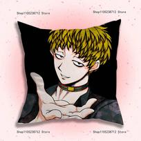 Game Y-Your T-Turn to D-Die Pillow Covers Cartoon Sofa Decorative Home Double-sided Printing Short Plush Cute Cushion Cover 12x12Inch yellow