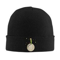 The Little Prince Hat Autumn Winter Skullies Beanies Warm Eating An Elephant Cartoon Novel Caps Female Male Acrylic Bonnet blue