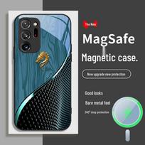 Samsung S11 S21 S23 S20 FE dėklas - Nacionalinės tendencijos Drakono medžio raštas, Magnetinis pritraukimas, Greitai parduodamas SamsungS23plus#5G gray