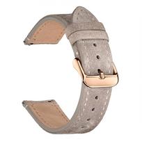 Suede odos laikrodžio apyrankės 18mm 20mm 22mm Matinės karvės odos dirželiai Huawei Watch GT3/GT3 Pro laikrodžiui Apyrankė Auksinės rudos spalvos Laikrodžio apyrankė 22mm beige