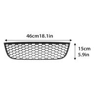 Front Lower Bumper Grilles for VW POLO-GTI MK4 9N3 2006 -2009 Racing grill Center Grill Vent Grille cars accessories 6Q0853677B 1Pc
