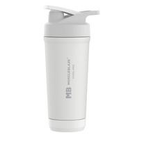 MuscleBlaze Stainless Steel Gym Shaker Pro, White, 700ml white