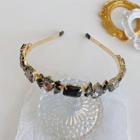 Zinc Zinc Alloy Full Rhinestone Thin Side Crystal Hairband Rhinestone Headbands Hair Accessories Headwear