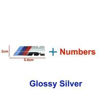 ABS Automobilio Galinės Bagažinės Emblema Lipdukas M BMW M logotipui 525i 630i 530i 330i 140i 235i 760i 135i 540i 550i 340i 240i M140i