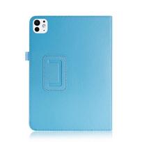 Flip Case For iPad Air 13 M2 M3 M4 Smart Cover iPad Pro 13 Pro 12.9 / A1584 A1670 - PU Leather Fundas Shell iPad Pro4 (12.9-inch blue