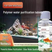 Purifying Tablets for Fish Tanks - Fast Chlorine Removal, Effective Algae Control, Enhanced Water Quality 1 Bottle