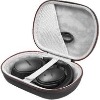 Hard Case Compatible with Bose QC45/QC35/QC25/QC15/Ultra Gaming Headset, QC25, Travel Carrying Case Bag with Cable Storage for Bose QC45 II, QC35 II gray