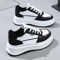 Women Platform Casual Sneakers Lace Up Comfort Walking Shoes 40 balta