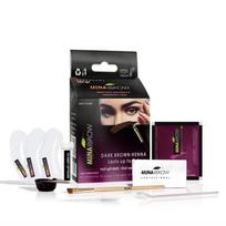 MinaiBrow Henna-Based Hair Colour | Eyebrow Pencil Alternative for Smudge Proof Brows | Easy Application | Even Coverage | Long-Lasting Colour That black