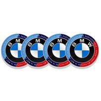 4Pcs 56/60/65mm Aluminum Car Wheel Center Hub Caps Sticker For BMW 3 5 6 7 1 Series Z4 X3 X6 E81 E71 U11 E90 E93 F30 F10 E92 E60 E84 60MM