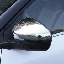 For Citroen C5 Aircross 2017 2018  ABS Chrome Side Door Rearview Mirror Cap Cover Trim Backup Mirror Frame Accessories gray