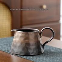 Didelės talpos keraminis rankinio lašinimo kavos puodas su V60 filtro kūgiu Copper Kettle