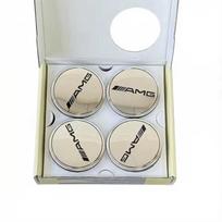 4PCS 75mm Car Floating Wheel Center Hub Caps Cover for Mercedes Benz B/C/E/S Class A Class C200L  GLK GLC CLA Accessories.