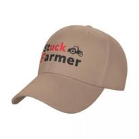 Stuck Farmer Keir Starmer Parody Baseball Cap Hood Funny hats For Women  Mens gray