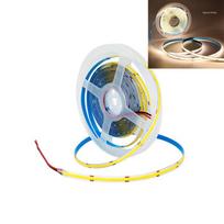 5M 10M COB LED juostiniai šviestuvai 12V 24V 480LED/M didelio tankio linijinės šviesos lanksti LED juosta patalpų dekoravimui 3000K 4000K 6000K 5M 320LEDs/m 24V juoda