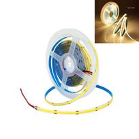5M 10M COB LED juostiniai šviestuvai 12V 24V 480LED/M didelio tankio linijinės šviesos lanksti LED juosta patalpų dekoravimui 3000K 4000K 6000K 10M 320LEDs/m 12V